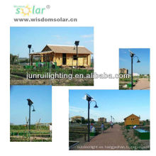 Profesional CE Solar jardín parque solar, luz de LED